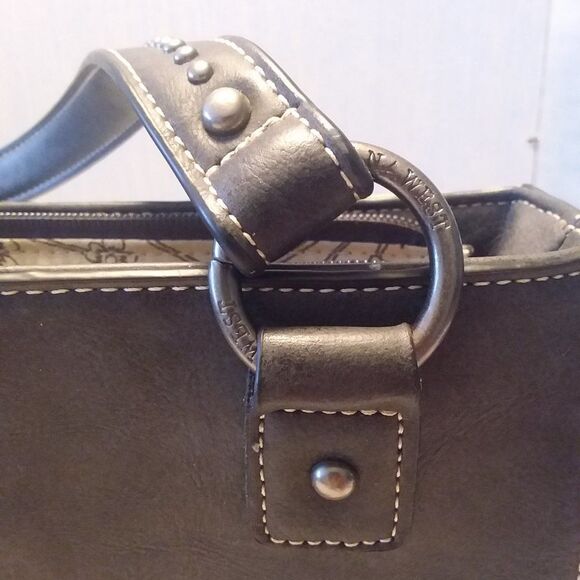 Montana West Black and Gray Shoulder Bag - Picture 3 of 15